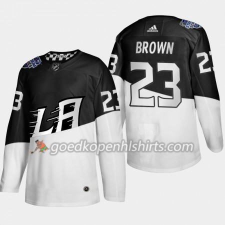 Los Angeles Kings Dustin Brown 23 Adidas 2020 Stadium Series Authentic Shirt - Mannen
